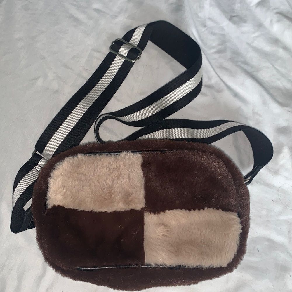 SK•NNY DIP London Faux Fur Crossbody